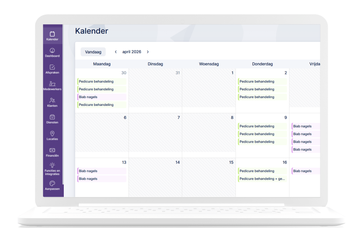 Online reserveringssysteem voor sport, fitness en healthondernemers